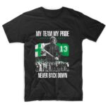 : Ανδρικό T-Shirt σε μαύρο χρώμα (My Team Green)