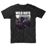 T-shirt μαύρο Wild Boys