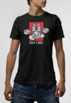 Ανδρικό T-Shirt σε μαύρο χρώμα Crack a Smile