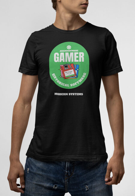 Ανδρικό T-Shirt σε μαύρο χρώμα Gamer - Modern Systems