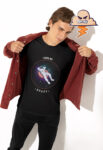 Ανδρικό T-Shirt σε μαύρο χρώμα I need my Space