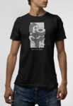 Ανδρικό T-Shirt σε μαύρο χρώμα Rock
