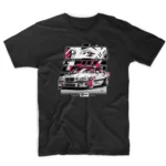T-shirt μαύρο BMW E36
