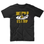 T-shirt μαύρο Don't Grow Up