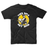 T-shirt μαύρο F**k Milk Got Beer