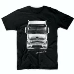 T-shirt μαύρο Mercedes Actros