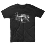 T-shirt μαύρο Mercedes Vintage