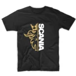 T-shirt μαύρο SCANIA Golden Eagle