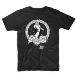 T-shirt μαύρο Uzi Meander