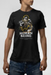 T-shirt μαύρο Human Being