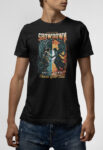 T-shirt μαύρο Celestial Showdown