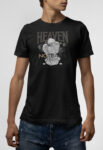 T-shirt μαύρο Heaven - No tears