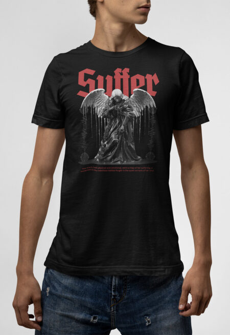T-shirt μαύρο Suffer