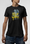 T-shirt μαύρο Stop Wars