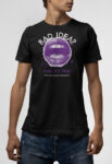 T-shirt μαύρο Bad Idea