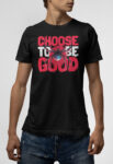T-shirt μαύρο Choose to be Good