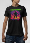 T-shirt μαύρο Choose to be Heroic