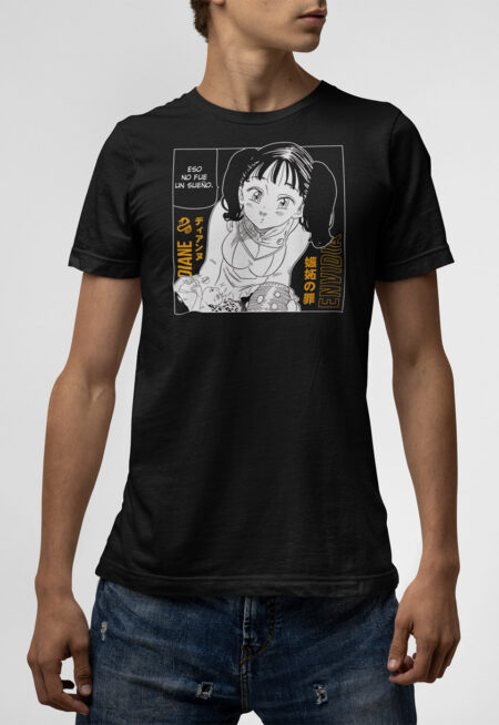 T-shirt μαύρο Diana