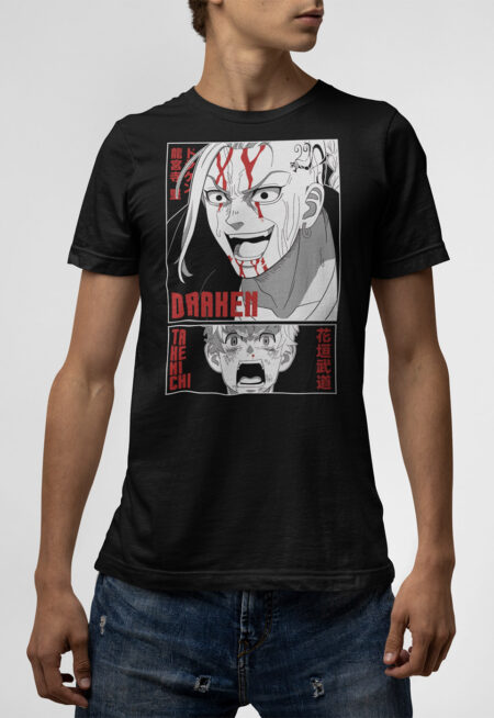 T-shirt μαύρο Draken Takamichi
