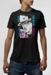 T-shirt μαύρο Jotaro v1