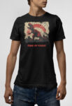 T-shirt μαύρο King of Kaiju