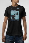 T-shirt μαύρο Meow Purrer The Creator