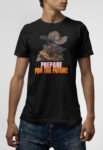 T-shirt μαύρο Prepare for the Future 2