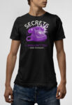 T-shirt μαύρο Secrets I shouldn't tell