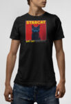 T-shirt μαύρο Starcat