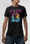 T-shirt μαύρο There is a hero in All of Us