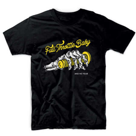 T-shirt μαύρο FULL THROTTLE BABY