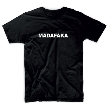 T-shirt μαύρο MADAFAKA