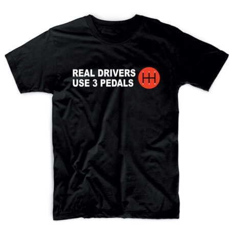 T-shirt μαύρο REAL DRIVERS
