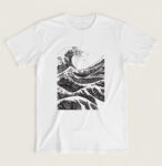 T-shirt λευκό Big Wave