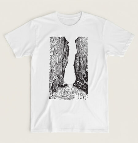 T-shirt λευκό Canyon