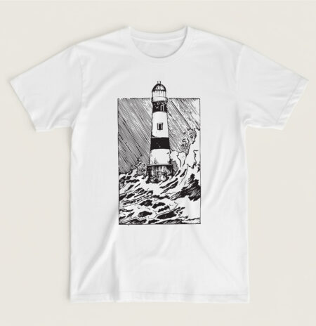 T-shirt λευκό Lighthouse