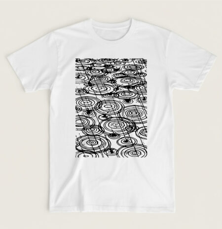 T-shirt λευκό Raindrops